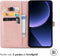 iMoshion Hoesje Geschikt voor Xiaomi 13T Pro / 13T Hoesje Met Pasjeshouder - iMoshion Mandala Bookcase - rosé goud