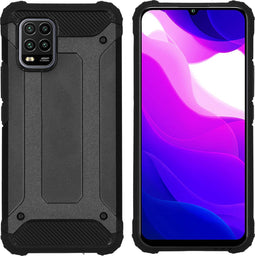 iMoshion Hoesje Geschikt voor Xiaomi Mi 10 Lite Hoesje - iMoshion Rugged Xtreme Backcover - Zwart