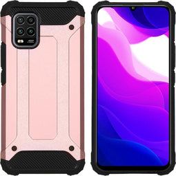 iMoshion Hoesje Geschikt voor Xiaomi Mi 10 Lite Hoesje - iMoshion Rugged Xtreme Backcover - Rosé