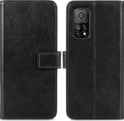 iMoshion Hoesje Geschikt voor Xiaomi Mi 10T Pro / Mi 10T Hoesje Met Pasjeshouder - iMoshion Luxe Bookcase - Zwart