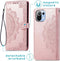 iMoshion Hoesje Geschikt voor Xiaomi Mi 11 Lite (4G) / Mi 11 Lite (5G) / 11 Lite 5G NE Hoesje Met Pasjeshouder - iMoshion Mandala Bookcase - Rosé Goud