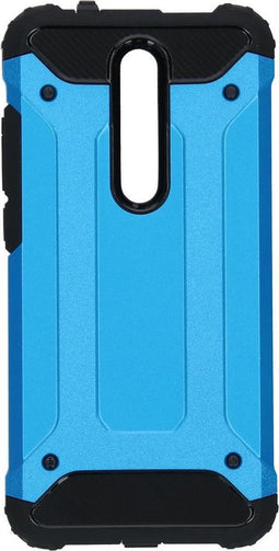 iMoshion Hoesje Geschikt voor Xiaomi Mi 9T (Pro) Hoesje - iMoshion Rugged Xtreme Backcover - Lichtblauw