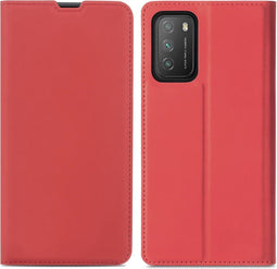 iMoshion Hoesje Geschikt voor Xiaomi Poco M3 Hoesje Met Pasjeshouder - iMoshion Slim Folio Bookcase - Rood