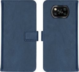 iMoshion Hoesje Geschikt voor Xiaomi Poco X3 Pro / Poco X3 Hoesje Met Pasjeshouder - iMoshion Luxe Bookcase - Donkerblauw