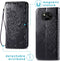 iMoshion Hoesje Geschikt voor Xiaomi Poco X3 Pro / Poco X3 Hoesje Met Pasjeshouder - iMoshion Mandala Bookcase - Zwart