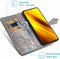 iMoshion Hoesje Geschikt voor Xiaomi Poco X3 Pro / Poco X3 Hoesje Met Pasjeshouder - iMoshion Mandala Bookcase - Grijs