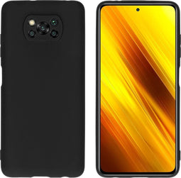 iMoshion Hoesje Geschikt voor Xiaomi Poco X3 Pro / Poco X3 Hoesje Siliconen - iMoshion Color Backcover - Zwart