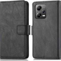 imoshion Hoesje Geschikt voor Xiaomi Poco X5 5G Hoesje Met Pasjeshouder - imoshion Luxe Bookcase - Zwart
