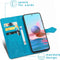 iMoshion Hoesje Geschikt voor Xiaomi Redmi Note 10 (4G) Hoesje Met Pasjeshouder - iMoshion Mandala Bookcase - Turquoise