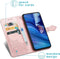 iMoshion Hoesje Geschikt voor Xiaomi Redmi Note 10 (5G) Hoesje Met Pasjeshouder - iMoshion Mandala Bookcase - Rosé Goud