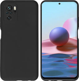 iMoshion Hoesje Geschikt voor Xiaomi Redmi Note 10 Pro Hoesje Siliconen - iMoshion Color Backcover - Zwart