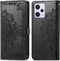 iMoshion Hoesje Geschikt voor Xiaomi Redmi Note 12 Pro Plus Hoesje Met Pasjeshouder - iMoshion Mandala Bookcase - Zwart