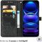 iMoshion Hoesje Geschikt voor Xiaomi Redmi Note 12 Pro Plus Hoesje Met Pasjeshouder - iMoshion Mandala Bookcase - Zwart