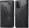 iMoshion Hoesje Geschikt voor Xiaomi Redmi Note 9T (5G) Hoesje Met Pasjeshouder - iMoshion Mandala Bookcase - Zwart
