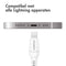 imoshion Kabel - Geschikt voor Lightning naar USB A - 1,5 meter - Oplader Kabel geschikt voor Apple iPhone 11/12/13/14 - Wit