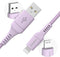 imoshion Kabel - Geschikt voor Lightning naar USB A - 1 meter - Oplader Kabel geschikt voor Apple iPhone 11/12/13/14 - Lila