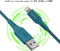 iMoshion Kabel - Geschikt voor Lightning naar USB A Kabel - 2 meter - Oplaadkabel geschikt voor iPhone 11/12/13/14 - Stevig gevlochten materiaal - Donkerblauw