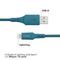 iMoshion Kabel - Geschikt voor Lightning naar USB A Kabel - 2 meter - Oplaadkabel geschikt voor iPhone 11/12/13/14 - Stevig gevlochten materiaal - Donkerblauw