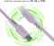 imoshion Kabel - Geschikt voor Lightning naar USB C - 1 meter - Oplader Kabel geschikt voor Apple iPhone 11/12/13/14 - Lila