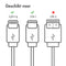 imoshion Kabel - Geschikt voor Lightning naar USB C - 1 meter - Oplader Kabel geschikt voor Apple iPhone 11/12/13/14 - Lila