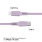 imoshion Kabel - Geschikt voor Lightning naar USB C - 1 meter - Oplader Kabel geschikt voor Apple iPhone 11/12/13/14 - Lila