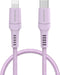imoshion Kabel - Geschikt voor Lightning naar USB C - 1 meter - Oplader Kabel geschikt voor Apple iPhone 11/12/13/14 - Lila