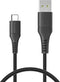 imoshion Kabel - USB C naar USB A Kabel - 0,5 meter - USB-C Oplader Kabel - Geschikt voor o.a. Apple iPhone 15/16 en Samsung - Zwart