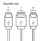 imoshion Kabel - USB C naar USB A Kabel - 0,5 meter - USB-C Oplader Kabel - Geschikt voor o.a. Apple iPhone 15/16 en Samsung - Zwart