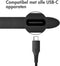 imoshion Kabel - USB C naar USB A Kabel - 0,5 meter - USB-C Oplader Kabel - Geschikt voor o.a. Apple iPhone 15/16 en Samsung - Zwart