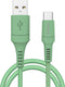 imoshion Kabel - USB C naar USB A Kabel - 2 meter - USB-C Oplader Kabel - Geschikt voor o.a. Apple iPhone 15/16 en Samsung - Groen