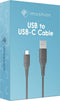 imoshion Kabel - USB C naar USB A Kabel - 3 meter - USB-C Oplader Kabel - Geschikt voor o.a. Apple iPhone 15/16 en Samsung - Zwart