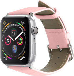iMoshion Krokodil Lederen bandje met gespsluiting Apple Watch Series 1 / 2 / 3 / 4 / 5 / 6 / 7 / 8 / 9 / SE - 38 / 40 / 41 mm