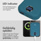 imoshion® Powerbank 10000 mah - Geschikt voor Magsafe - Snellader 22.5W - USB C & USB A - Draadloze Powerbank Geschikt voor Apple iPhone 12/13/14/15/16 - Blauw