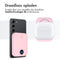 imoshion® Powerbank 10000 mah - Geschikt voor Magsafe - Snellader 22.5W - USB C & USB A - Draadloze Powerbank Geschikt voor Apple iPhone 12/13/14/15/16 - Roze