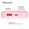 imoshion® Powerbank 10000 mah - Geschikt voor Magsafe - Snellader 22.5W - USB C & USB A - Draadloze Powerbank Geschikt voor Apple iPhone 12/13/14/15/16 - Roze