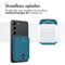 imoshion® Powerbank 10000 mah - Geschikt voor Magsafe - Snellader 22.5W - USB C & USB A - Draadloze Powerbank Geschikt voor Apple iPhone 12/13/14/15/16 - Blauw
