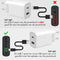 iMoshion® Powerbank 10000 mAh - Snellader & batterij LED-display - USB A, USB C & Micro USB - Geschikt voor o.a. iPhone & Samsung - 18 Watt - Wit