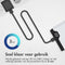 iMoshion® Powerbank 10000 mAh - Snellader & batterij LED-display - USB A, USB C & Micro USB - Geschikt voor o.a. iPhone & Samsung - 18 Watt - Wit