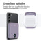iMoshion® Powerbank Geschikt voor Magsafe 10000 mAh - Snellader & batterij LED-display - USB C / USB A - Geschikt voor o.a. iPhone & Samsung - 15 Watt - Draadloze Powerbank Geschikt voor iPhone 12/13/14/15/16 - Paars