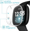 iMoshion Screen Protector Geschikt voor Fitbit Versa 3 - iMoshion Full Cover Soft Case / Hoesje - Transparant