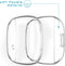 iMoshion Screen Protector Geschikt voor Fitbit Versa 3 - iMoshion Full Cover Soft Case / Hoesje - Transparant
