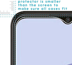 imoshion Screen protector - Geschikt voor Samsung Galaxy A22 (5G) - Screenprotector Folie 3 pack