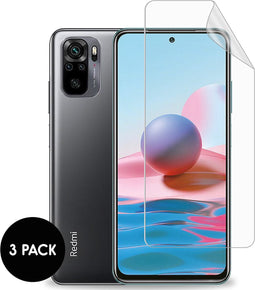 imoshion Screen protector - Geschikt voor Xiaomi Redmi Note 10 (4G), Xiaomi Redmi Note 10S - Screenprotector Folie 3 pack