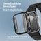 imoshion Screenprotector - Geschikt voor Apple Watch Series 4 / 5 / 6 / SE - 40mm - Full Cover Hard Case / Beschermend Hoesje - Zwart