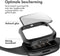 imoshion Screenprotector - Geschikt voor Fitbit Versa 2 - Full Cover Hard Case / Beschermend Hoesje - Zwart