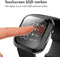 imoshion Screenprotector - Geschikt voor Fitbit Versa 2 - Full Cover Hard Case / Beschermend Hoesje - Zwart