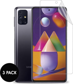 iMoshion Screenprotector Geschikt voor Samsung Galaxy M31s - iMoshion Screenprotector Folie 3 pack