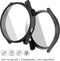 imoshion Screenprotector - Geschikt voor Samsung Galaxy Watch 5 44mm - Full Cover Hard Case / Beschermend Hoesje - Zwart