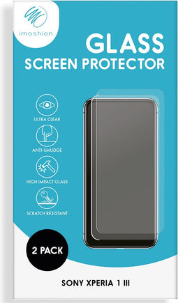 imoshion Screenprotector Geschikt voor Sony Xperia 1 III Tempered Glass - imoshion Screenprotector Gehard Glas 2 pack