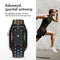 imoshion Sport⁺ bandje - Geschikt voor Apple Watch 1, 2, 3, 4, 5, 6, 7, 8, 9, 10 (42 mm), SE - 38/40/41 mm - Black Rainbow - M/L